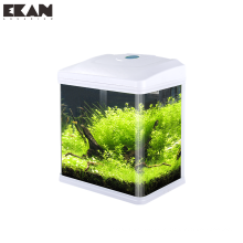 Fashion Desktop Decoration Mini Fish Tank with LED Light and Water Pump